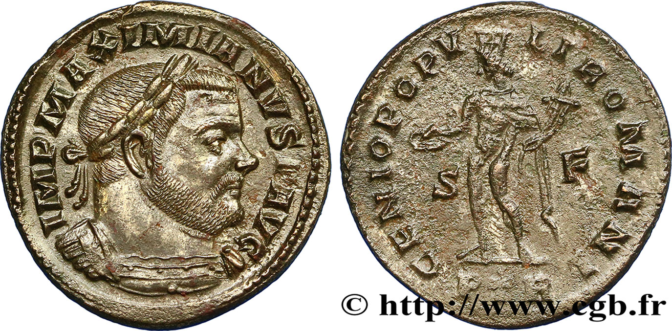 MAXIMIANUS HERCULIUS Follis ou nummus MS/AU