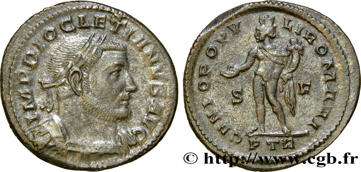 DIOCLÉTIEN Follis ou nummus TTB+