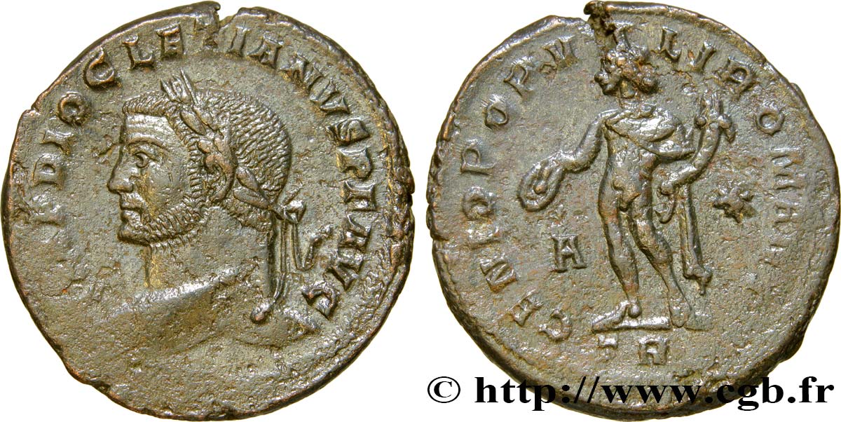DIOCLÉTIEN Follis ou nummus TTB+
