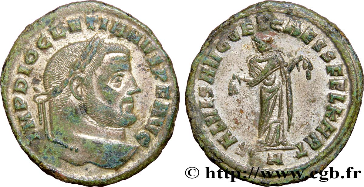 DIOCLETIAN Follis ou nummus AU