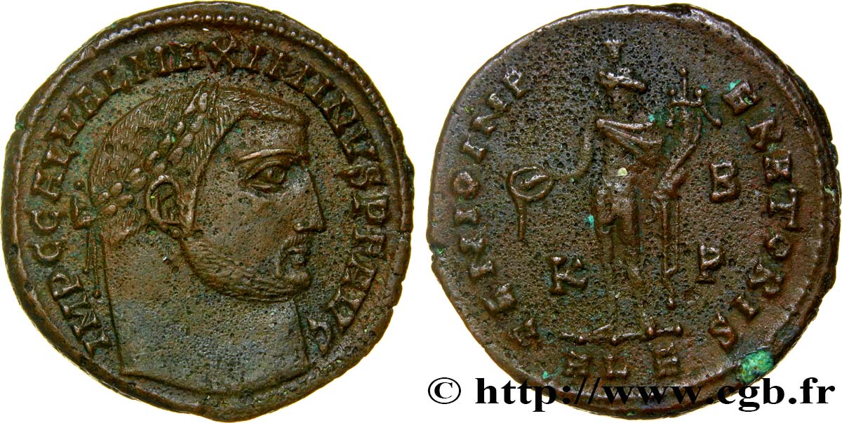 GALÈRE Follis ou nummus TTB