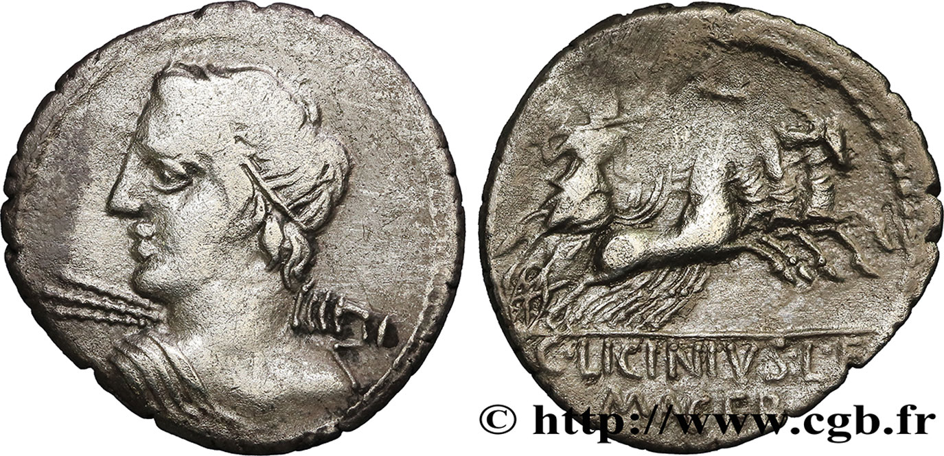 LICINIA Denier TB+