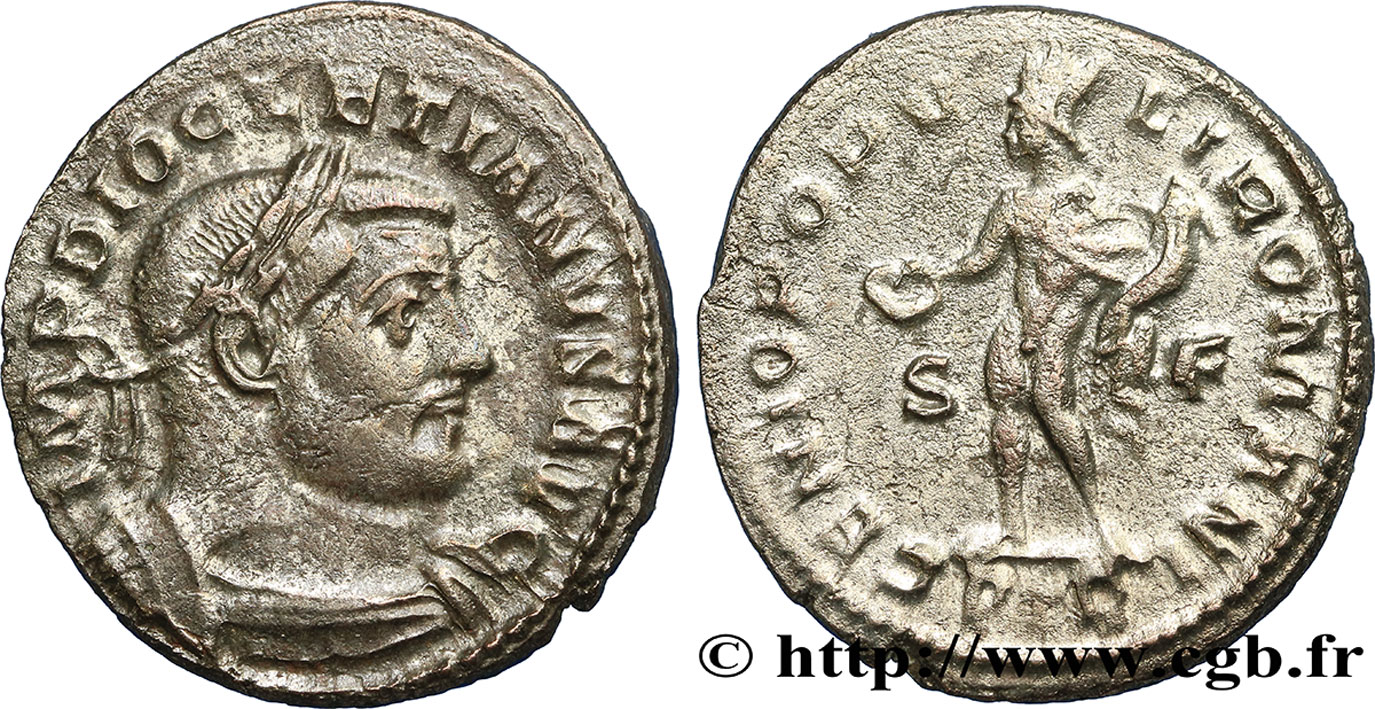 DIOCLÉTIEN Follis ou nummus TTB+