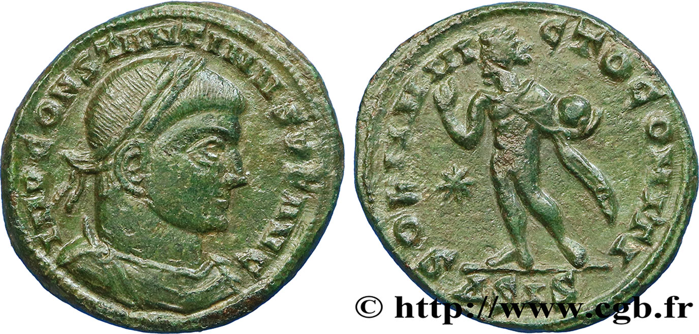 CONSTANTINE I THE GREAT Follis ou nummus AU