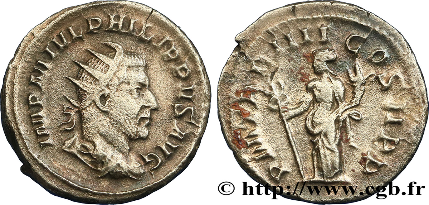 PHILIPPE Ier L&nbsp;ARABE Antoninien TTB