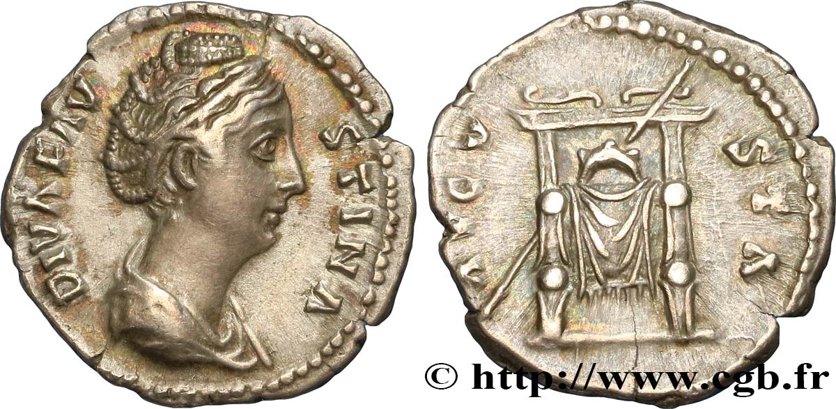 FAUSTINA MOTHER Denier XF