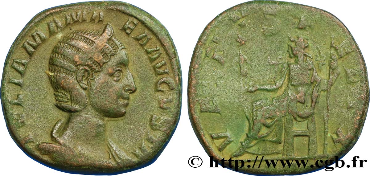 JULIA MAMAEA Sesterce AU/XF