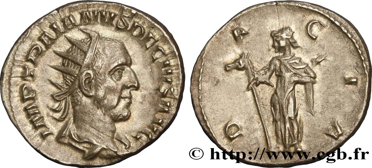 TRAJAN DÈCE Antoninien SUP