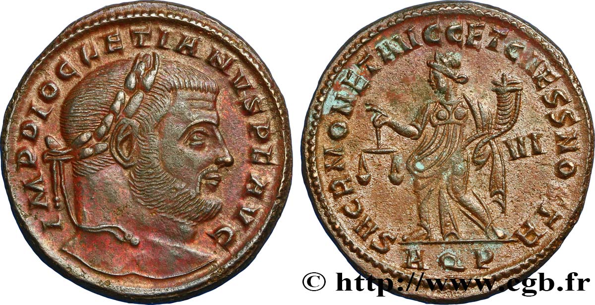 DIOCLÉTIEN Follis ou nummus SUP