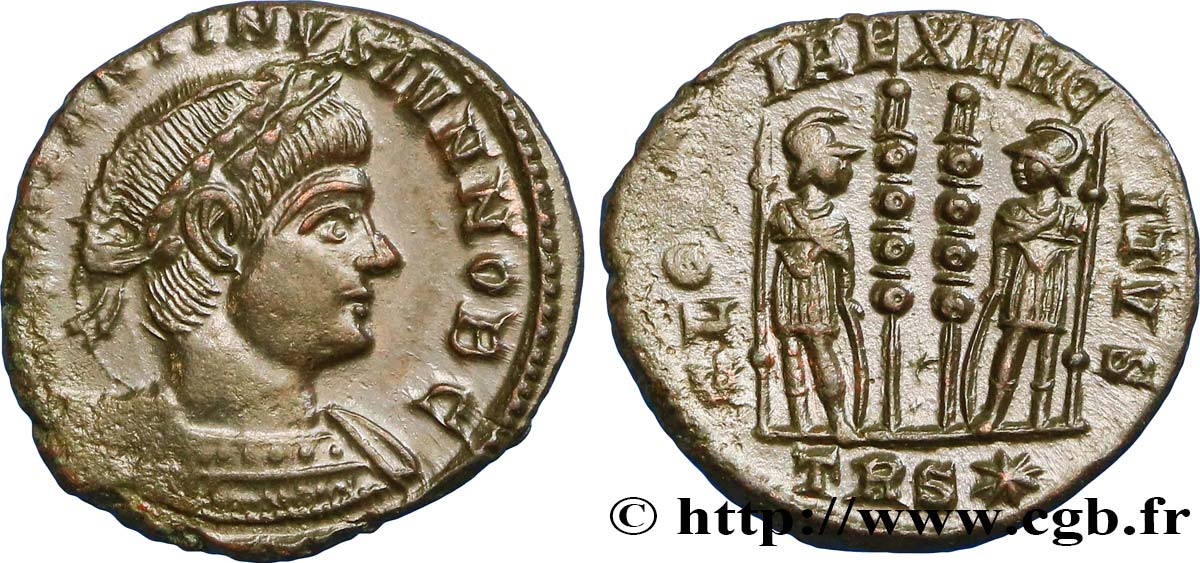 COSTANTINO II Centenionalis ou nummus MS
