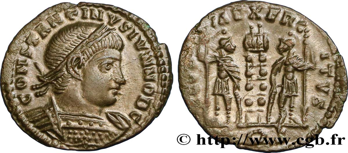 COSTANTINO II Centenionalis ou nummus SPL
