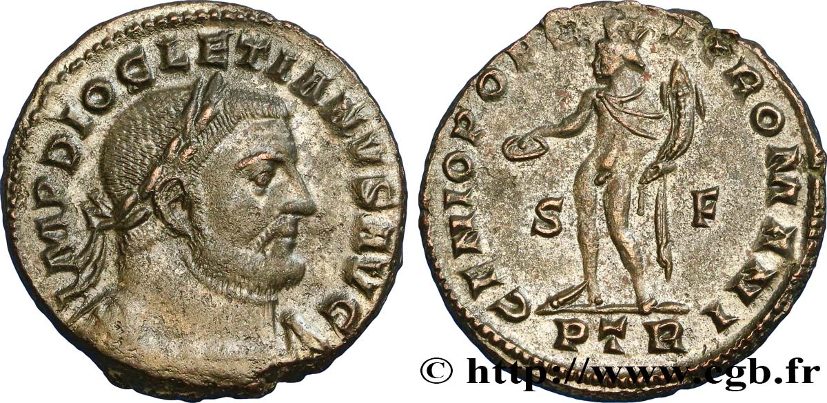 DIOCLEZIANO Follis ou nummus q.SPL