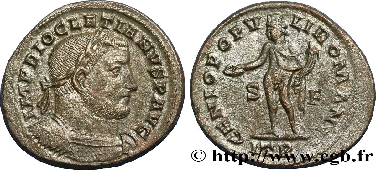 DIOCLEZIANO Follis ou nummus q.SPL
