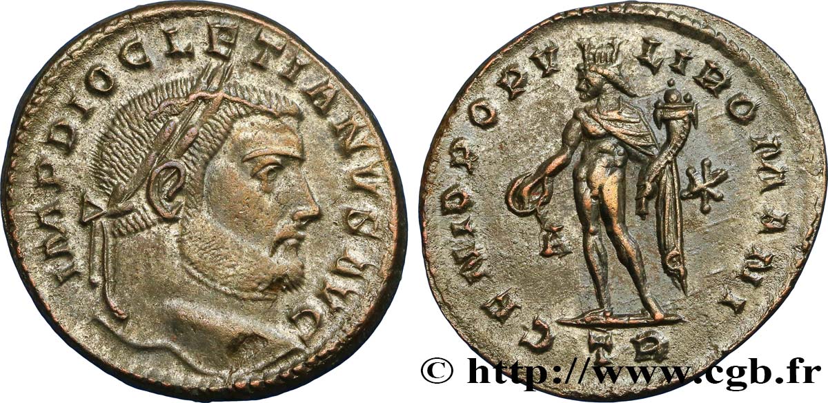 DIOCLEZIANO Follis ou nummus q.SPL