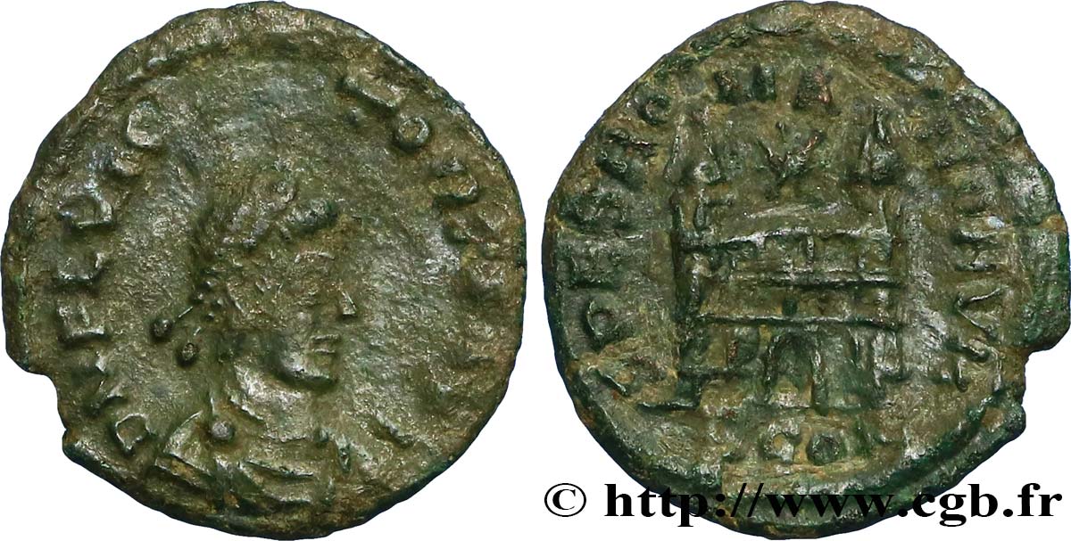 FLAVIUS VICTOR Nummus, (PB, Æ 4) TTB