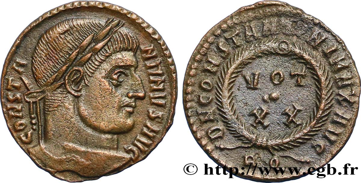 COSTANTINO I IL GRANDE Centenionalis ou nummus q.SPL