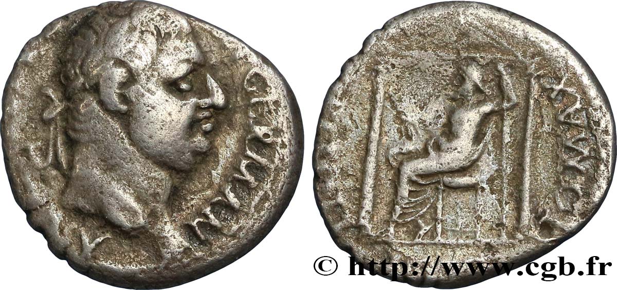 VITELLIUS Denier fSS