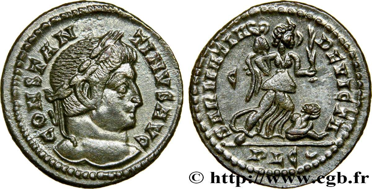 CONSTANTINUS I DER GROßE Centenionalis ou nummus fST