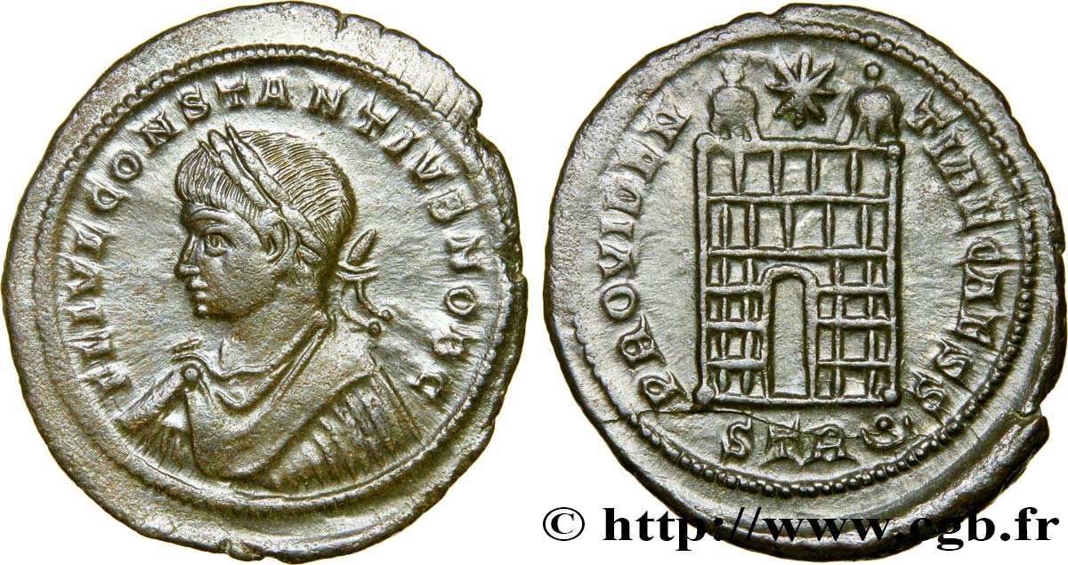 CONSTANTIUS II Centenionalis ou nummus fST