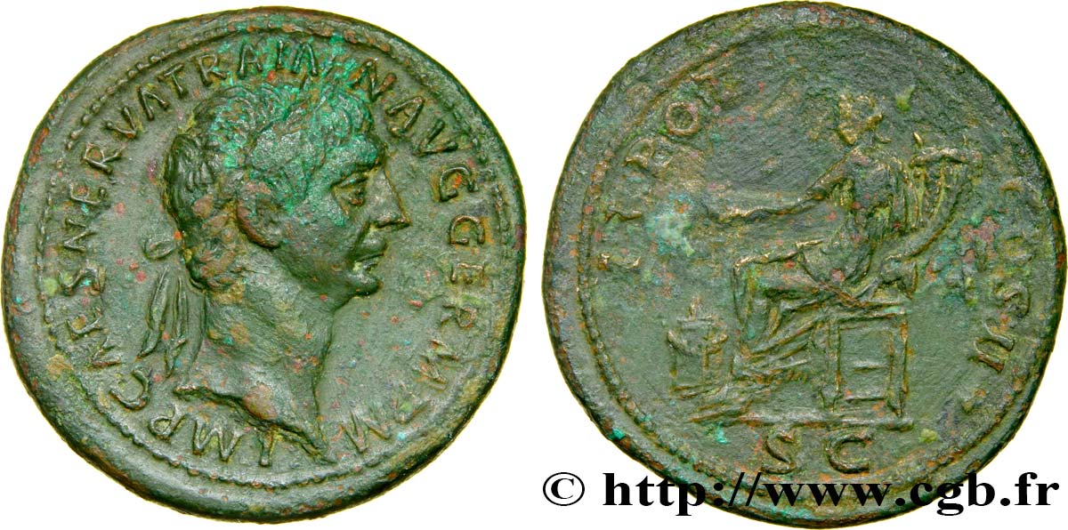 TRAJAN Sesterce TTB