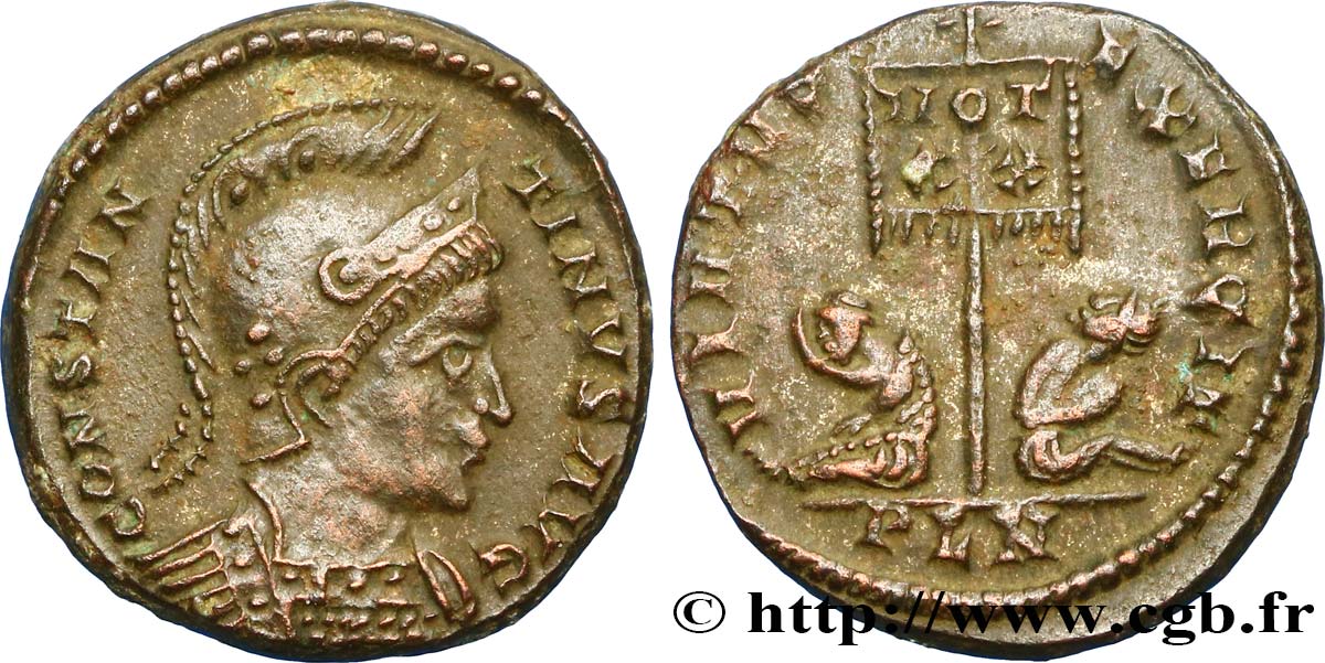 CONSTANTINUS I DER GROßE Centenionalis ou nummus fVZ