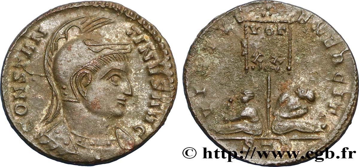 CONSTANTINUS I DER GROßE Centenionalis ou nummus fVZ