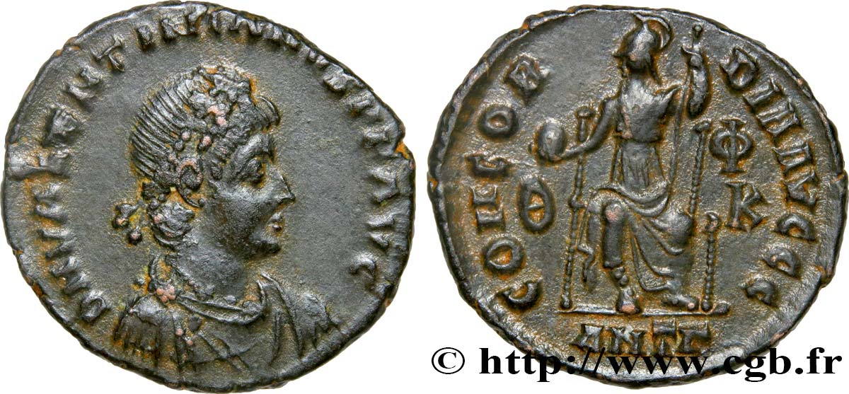 VALENTINIAN II Nummus AU