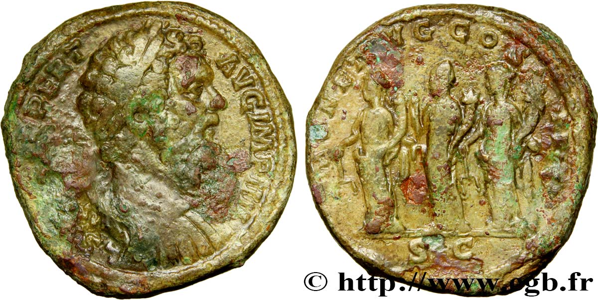 SEPTIMIUS SEVERUS Sesterce VF