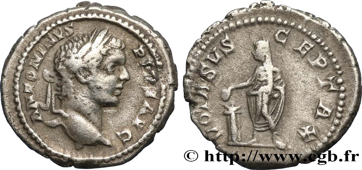 CARACALLA Denier TB+
