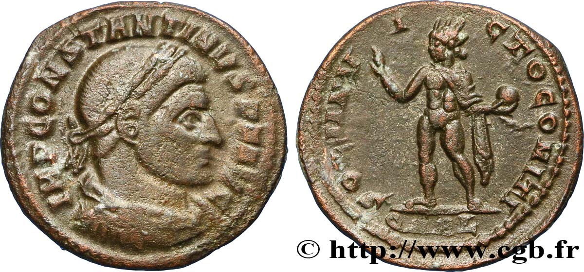 CONSTANTIN Ier LE GRAND Follis ou nummus TTB/TTB+