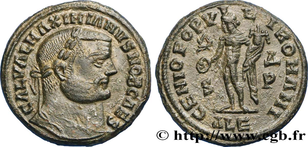 GALÈRE Follis ou nummus SPL