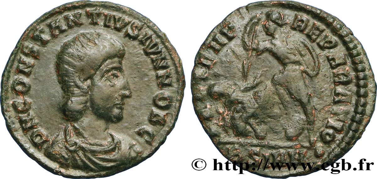 CONSTANTIUS GALLUS Maiorina réduite, (PB, Æ 3) MS/AU