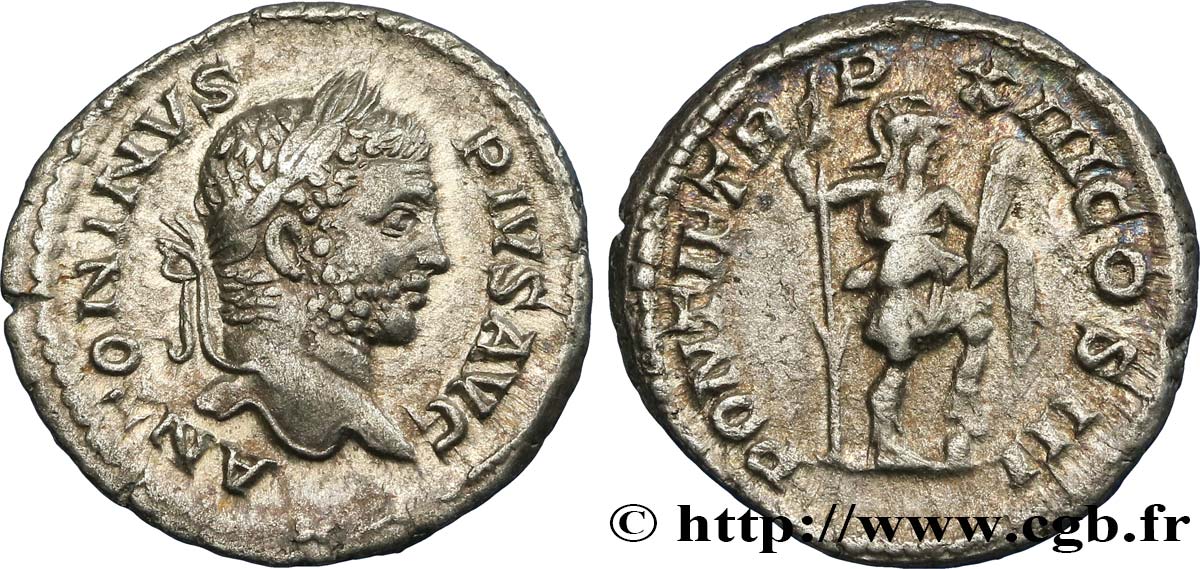 CARACALLA Denier AU/XF