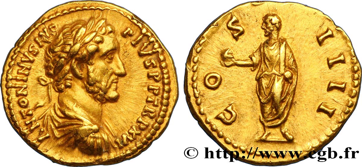 ANTONIN LE PIEUX Aureus TTB+
