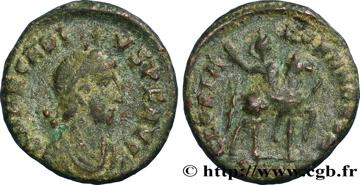 ARCADIUS Nummus, (PB, Æ 3) XF