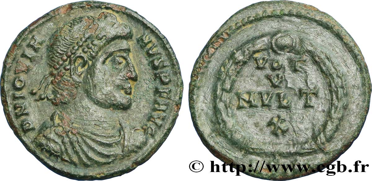 JOVIAN Maiorina ou nummus, (PB, Æ 3) AU