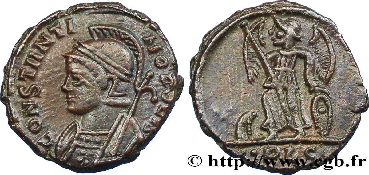 CONSTANTINOPOLIS Centenionalis ou nummus AU