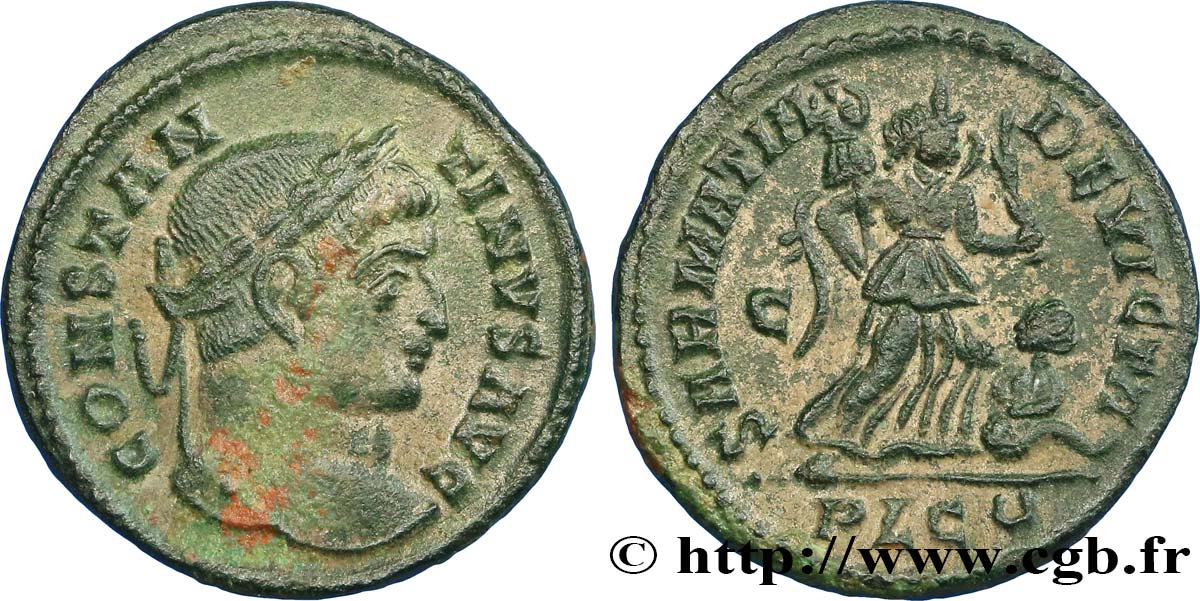 CONSTANTINE I THE GREAT Centenionalis ou nummus AU/AU