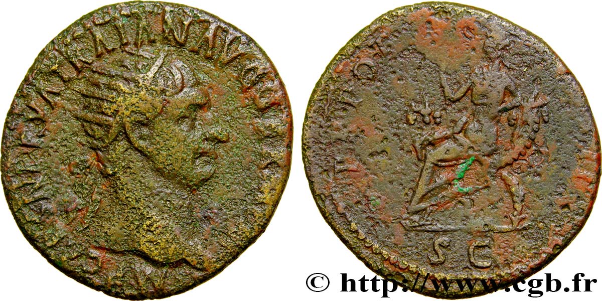 TRAJAN Dupondius TB+