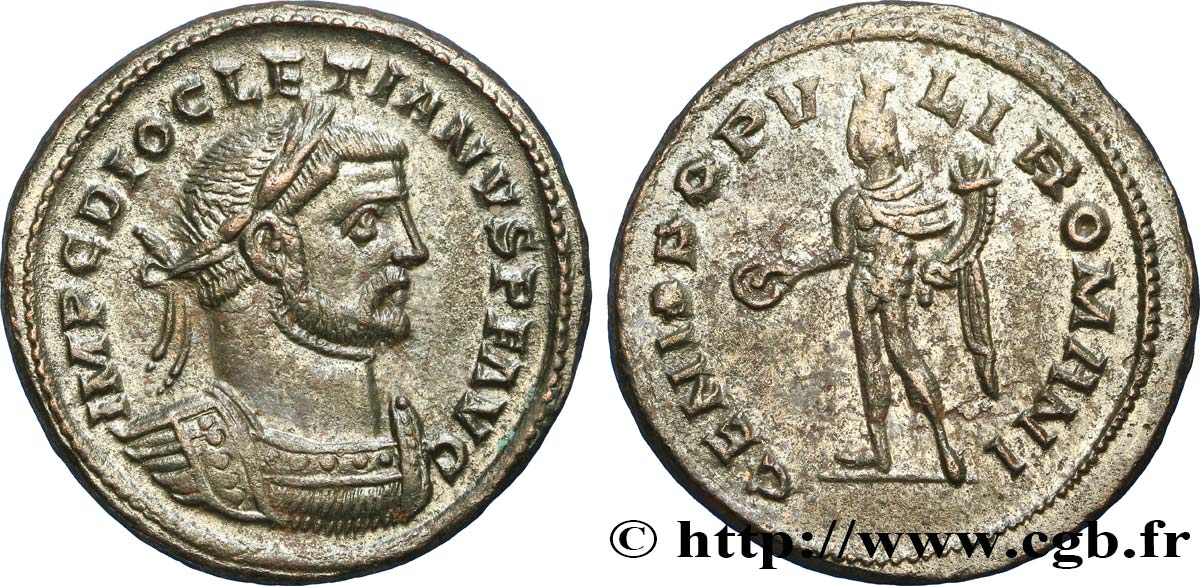 DIOCLEZIANO Follis ou nummus MS