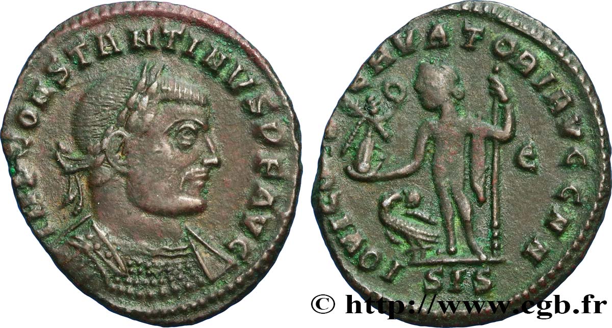 CONSTANTIN Ier LE GRAND Follis ou nummus TTB+