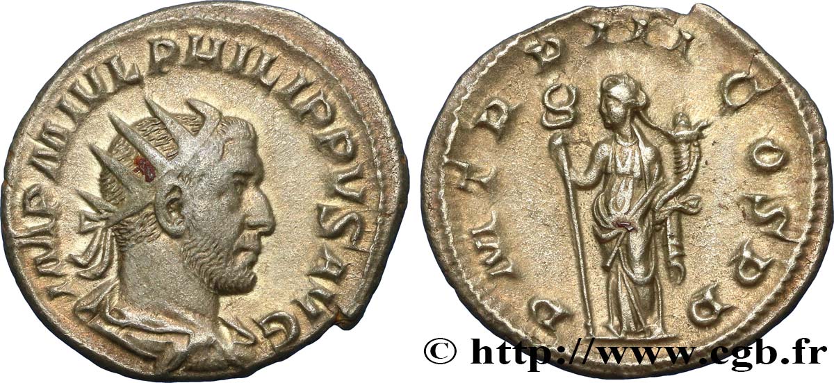 PHILIPPE Ier L&nbsp;ARABE Antoninien TTB+