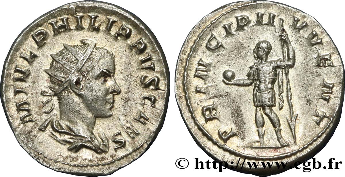 PHILIPPUS II Antoninien MS/AU