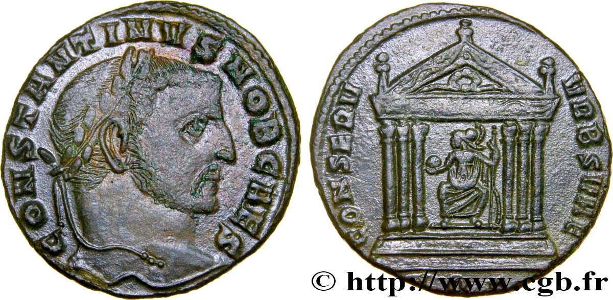 CONSTANTIN Ier LE GRAND Follis ou nummus SUP