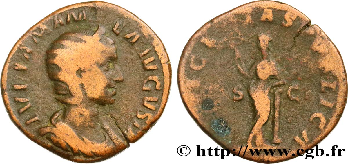 JULIA MAMÉE Sesterce TB+
