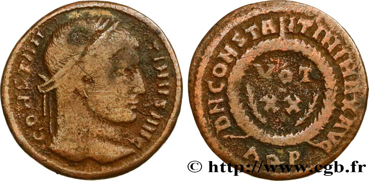 CONSTANTINE I THE GREAT Centenionalis ou nummus VF