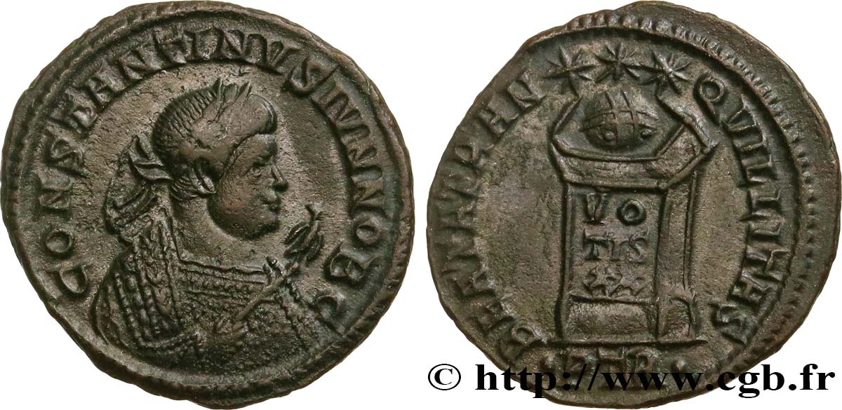 CONSTANTINE II Centenionalis ou nummus AU