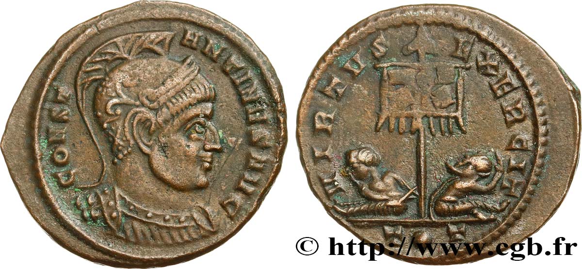COSTANTINO I IL GRANDE Centenionalis ou nummus q.SPL