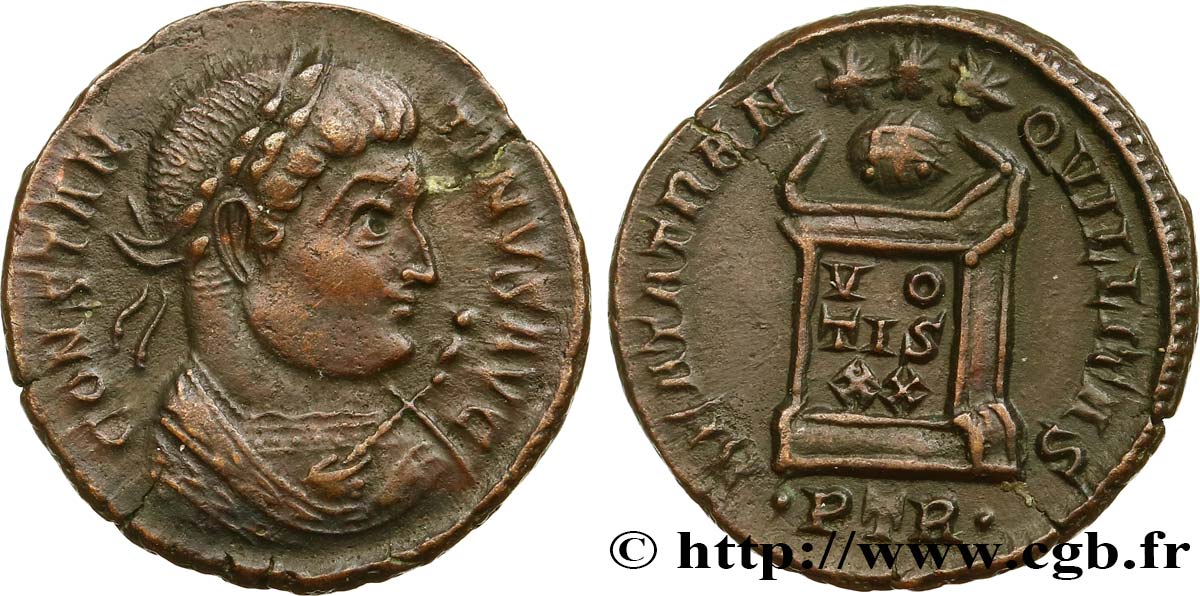 COSTANTINO I IL GRANDE Centenionalis ou nummus SPL
