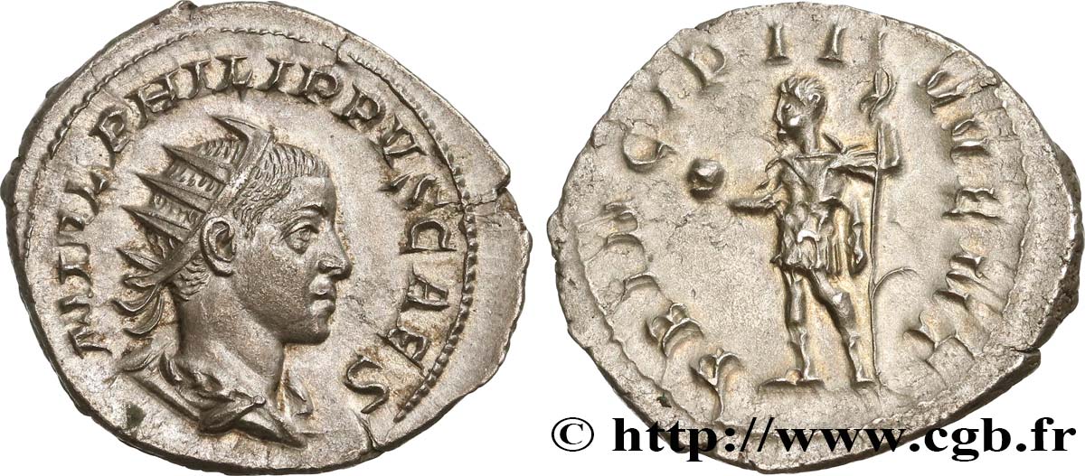 FILIPPO II FIGLIO Antoninien SPL
